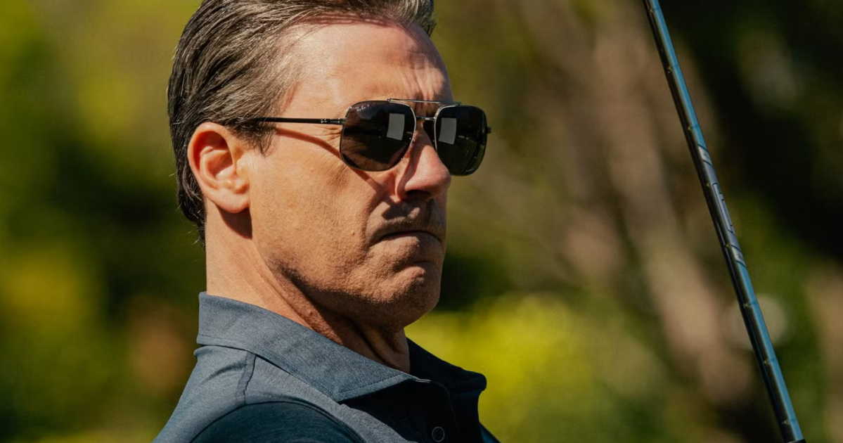 lifestyle image of Jon Hamm in Landman via Paramount+