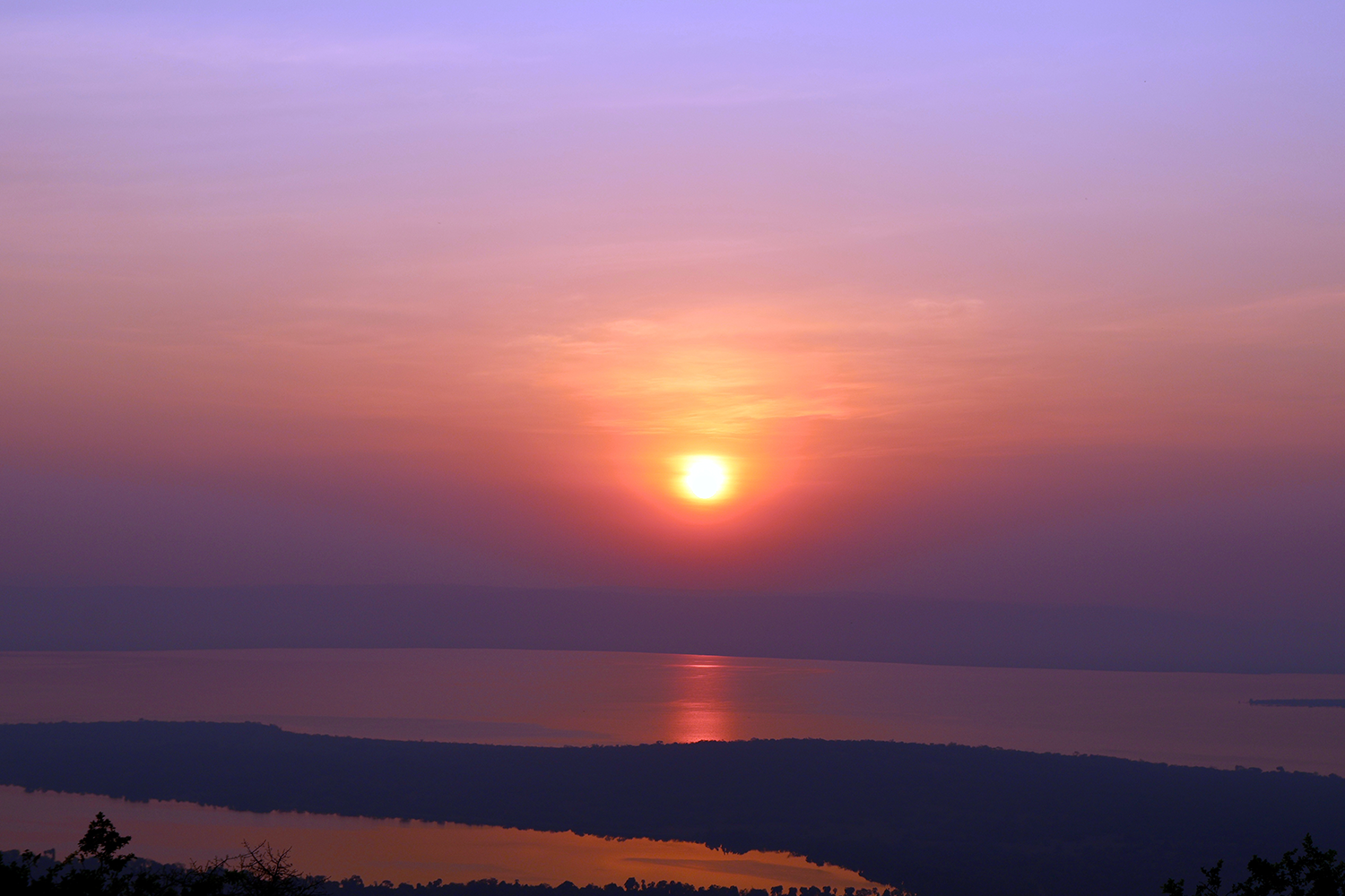 Lake Kivu at sunset
