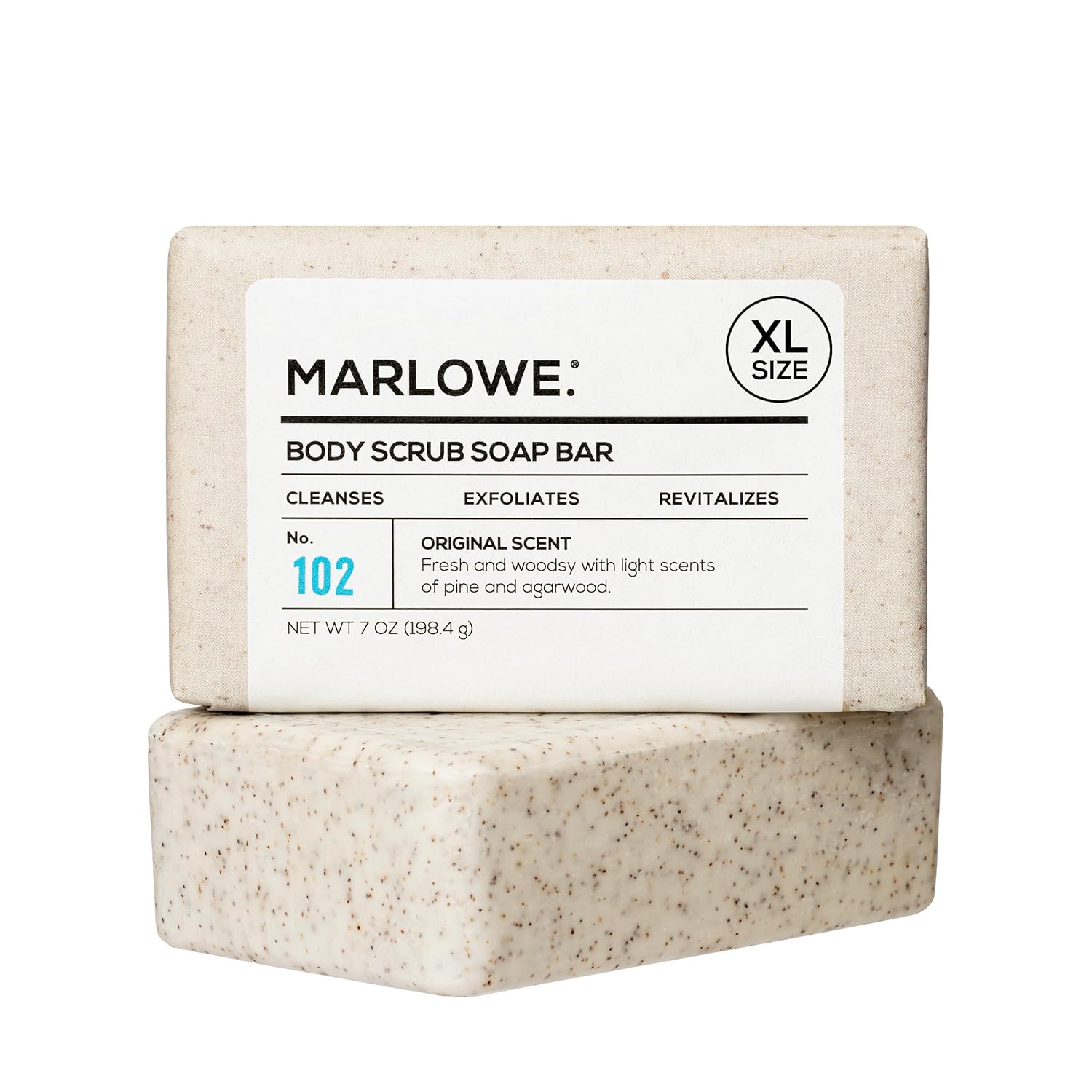 Marlowe No. 102 Body Scrub Soap Bar