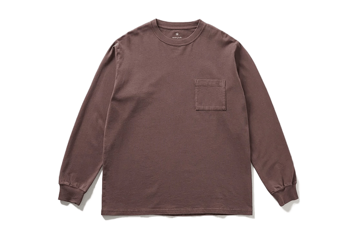 Snow Peak Garment Dyed L/S T-Shirt