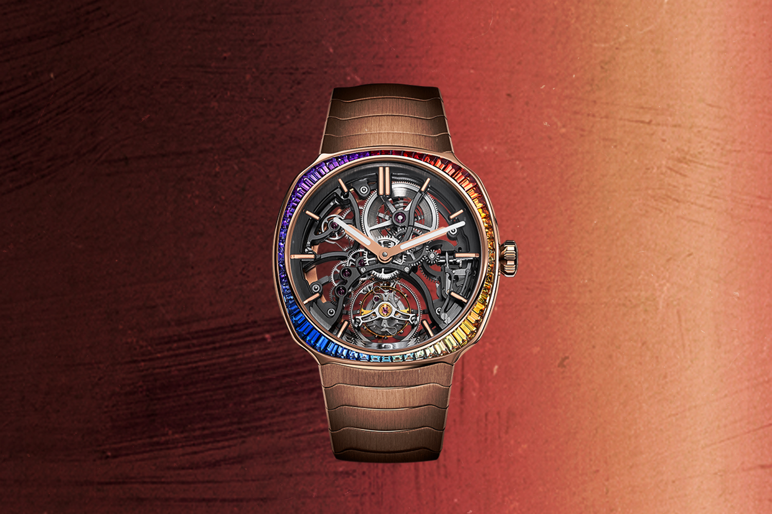 H. Moser & Cie Streamliner Tourbillon Skeleton Rainbow