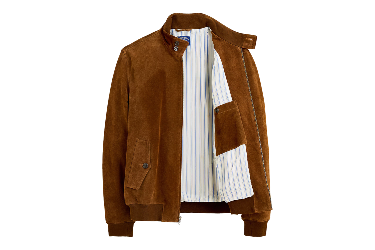 J.Crew Harrington Jacket in Italian Suede
