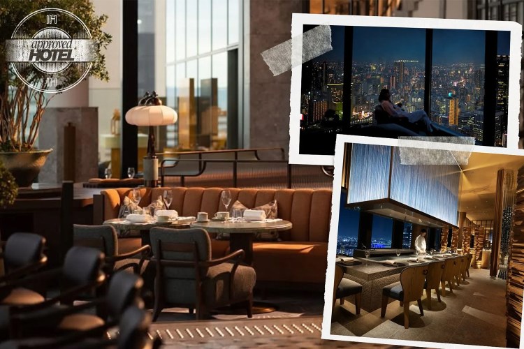 Photos of the Waldorf Astoria Osaka, a new hotel in the Japanese city's Umeda neighborhood