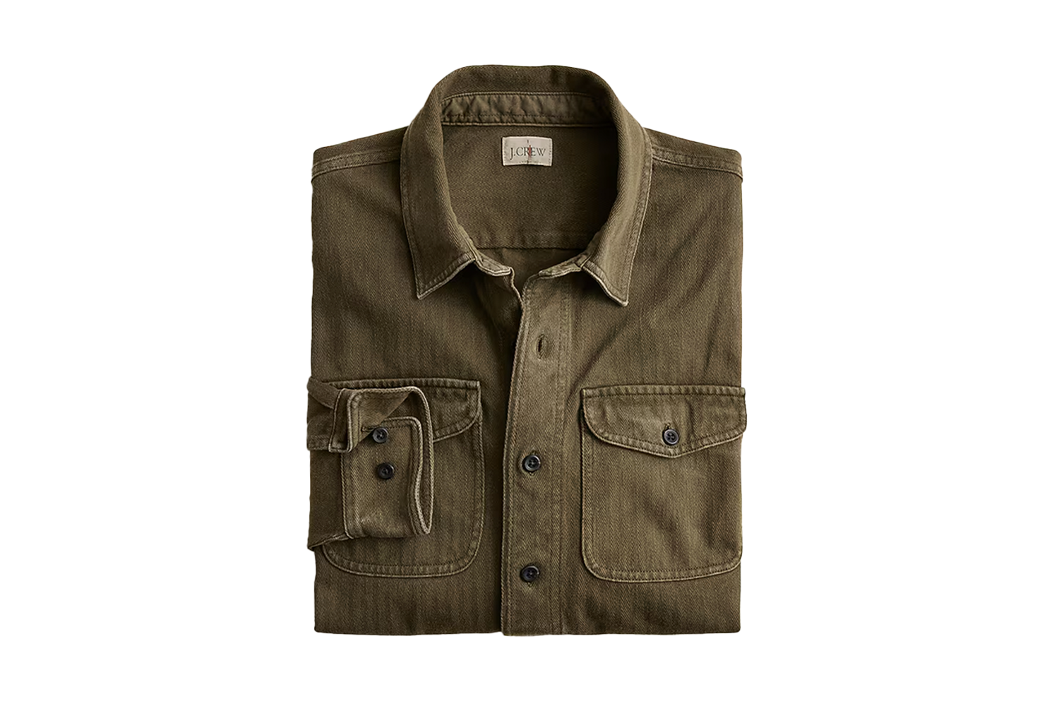 J.Crew Herringbone Work Shirt
