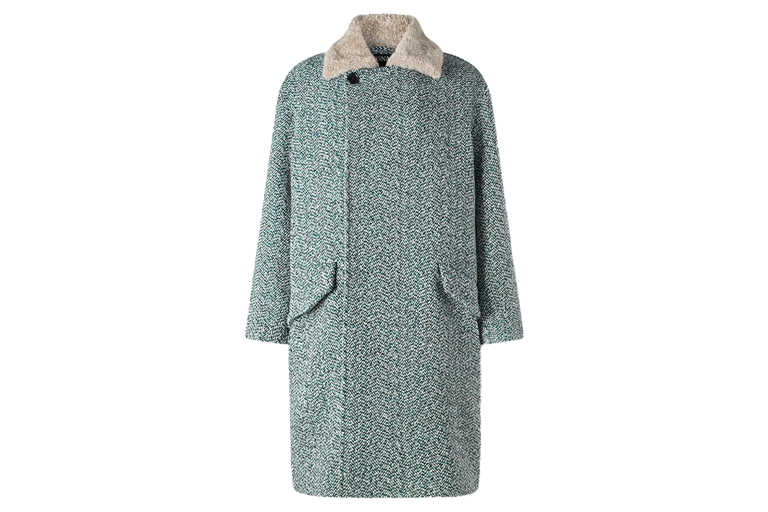 Zegna Double-Breasted Tweed Coat