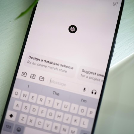 AI app prompt on smartphone