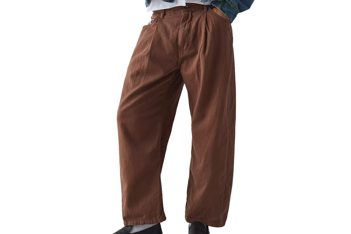 BDG Twill 5-Pocket Pleated Dad Chino