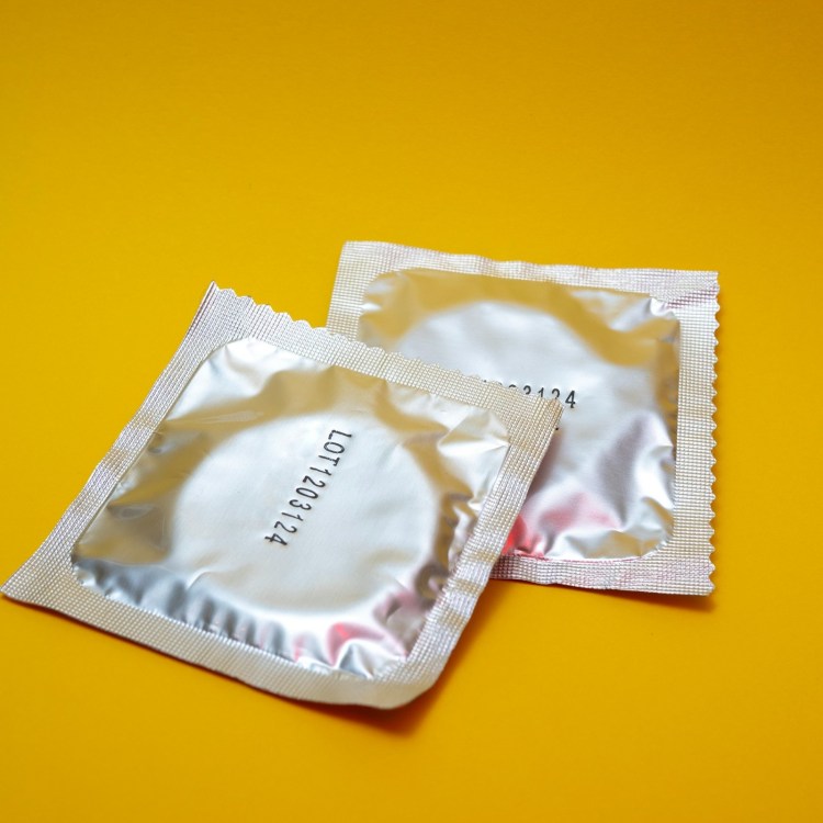 Condom wrappers
