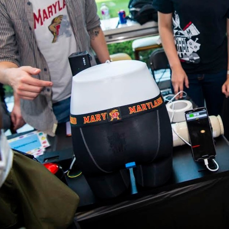 A prototype for the fart-tracking Smart Underwear device from scientists at the University of Maryland