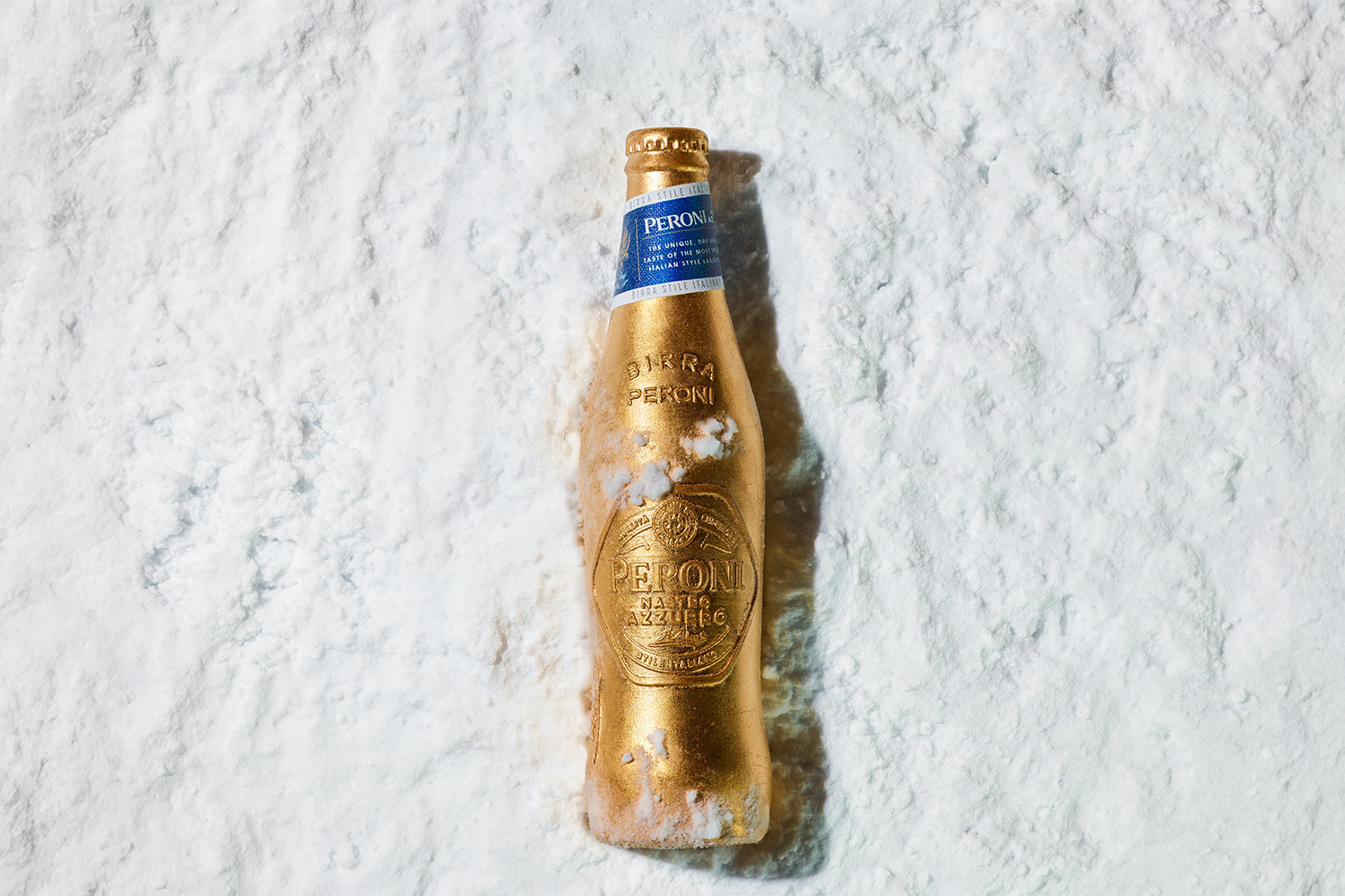 Golden Peroni Bottle