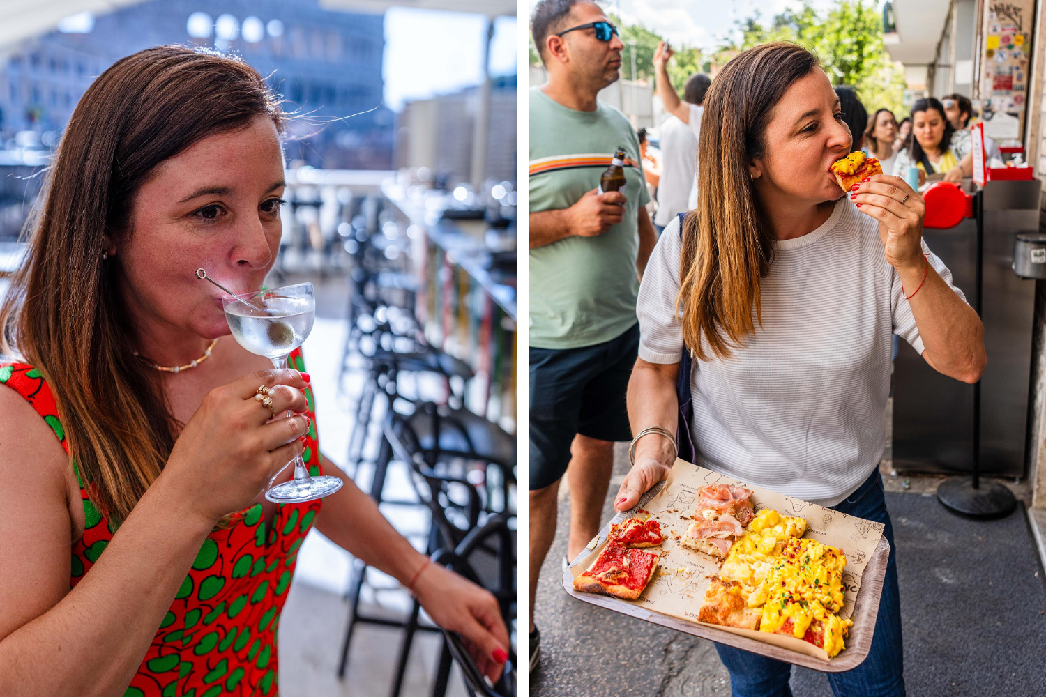 A Martini at The Court; Parla in her element