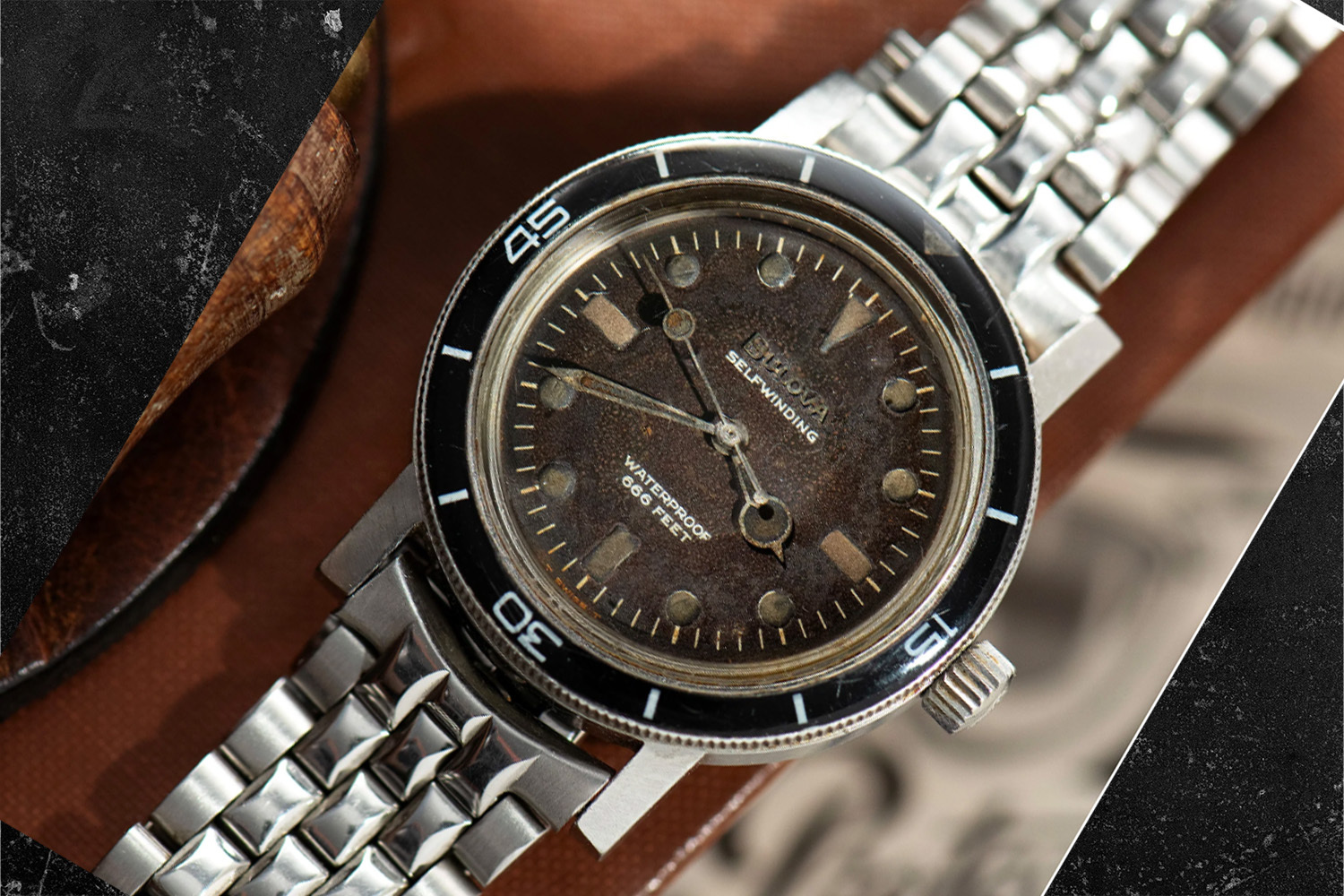 Vintage Tropical 1967 Bulova Snorkel "J"