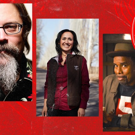 Dr. Laura Catena, David Wondrich and Garrett Oliver