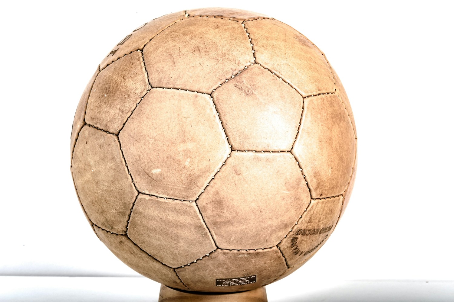 A vintage soccer ball