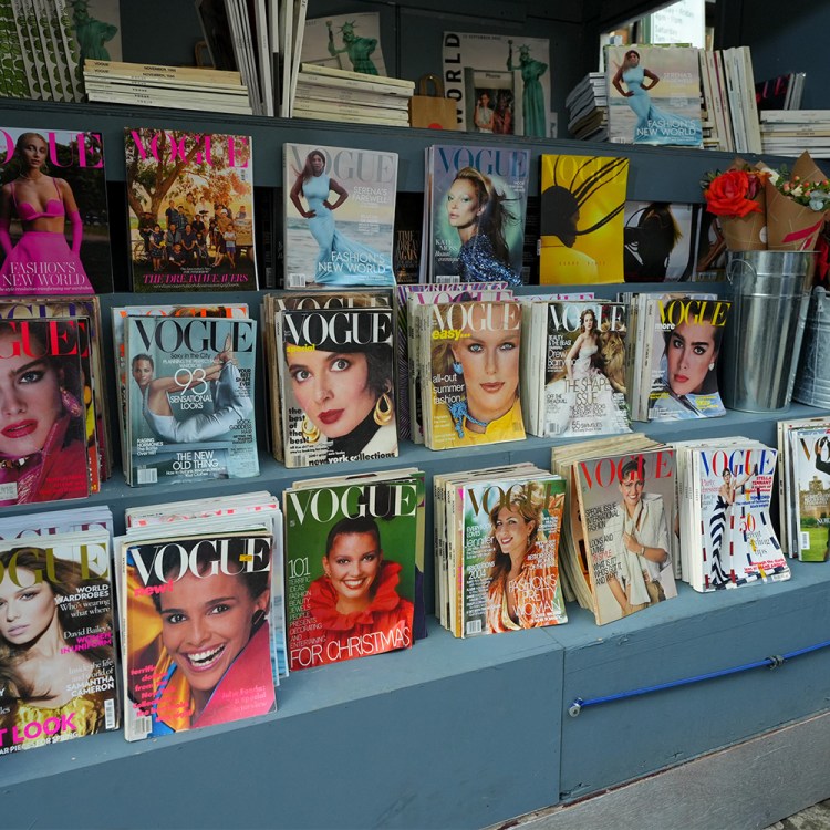 A view of the Casa Magazines x Vogue Newsstand during VOGUE World: New York on September 12, 2022 in New York City