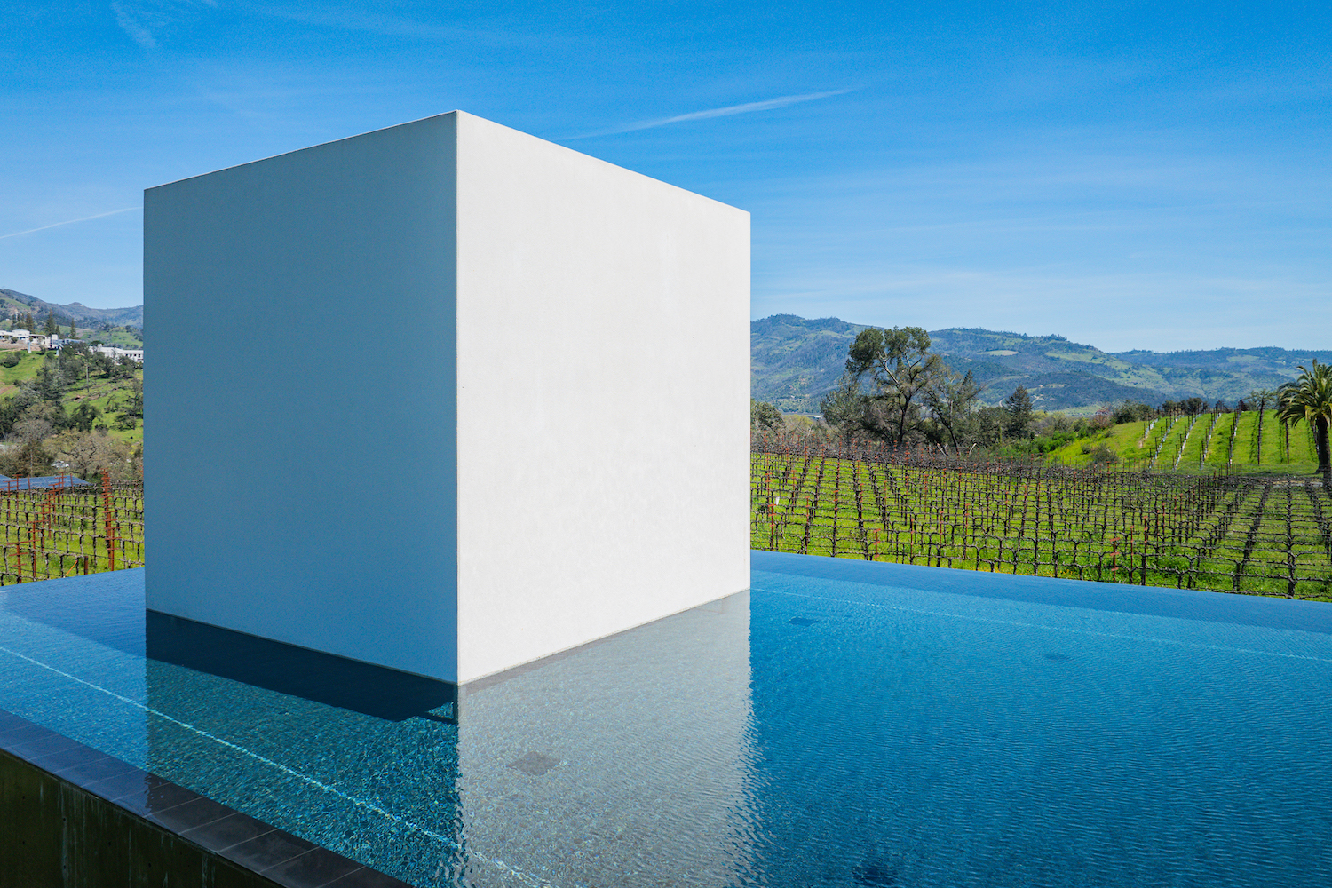 "Stone Sky" by artist James Turrell is a centerpiece of Memento Mori.