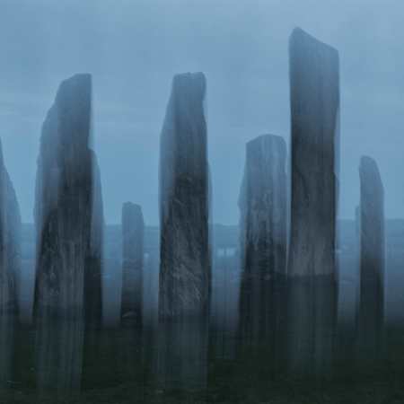 The Calanais Stones on the Isle of Lewis in Scotland.