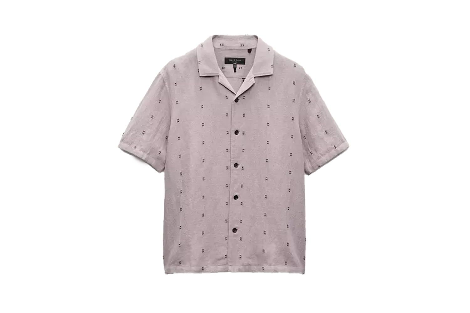 Rag & Bone Avery Embroidered Camp Shirt