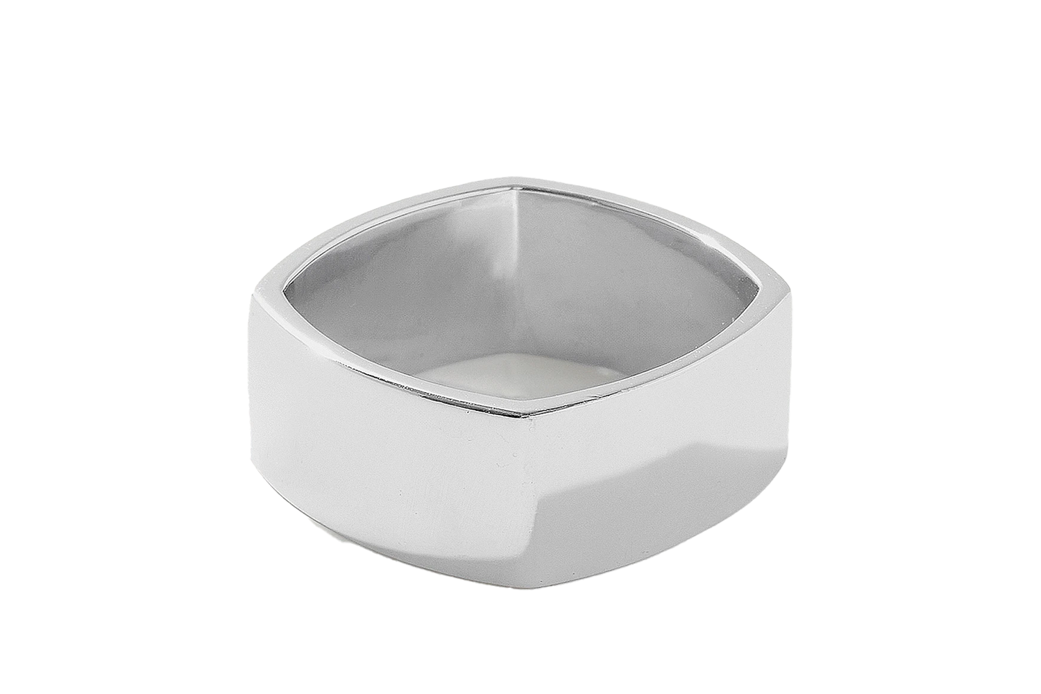 Quince Silver Square Cigar Band Ring