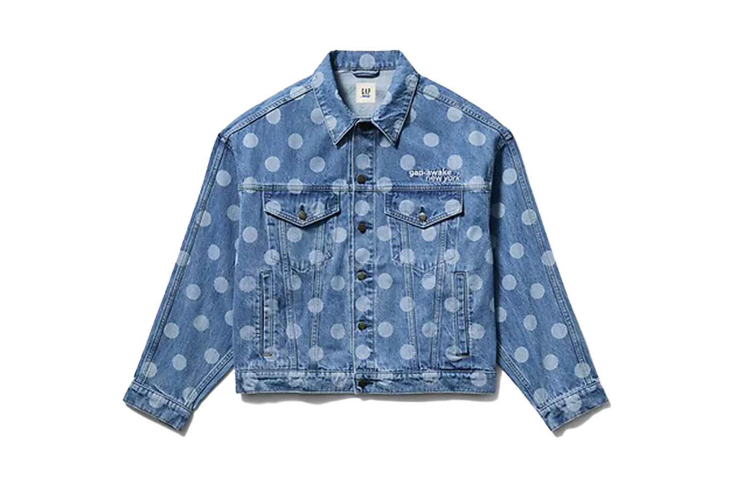 Gap x Awake NY Oversized Dotted Icon Denim Jacket