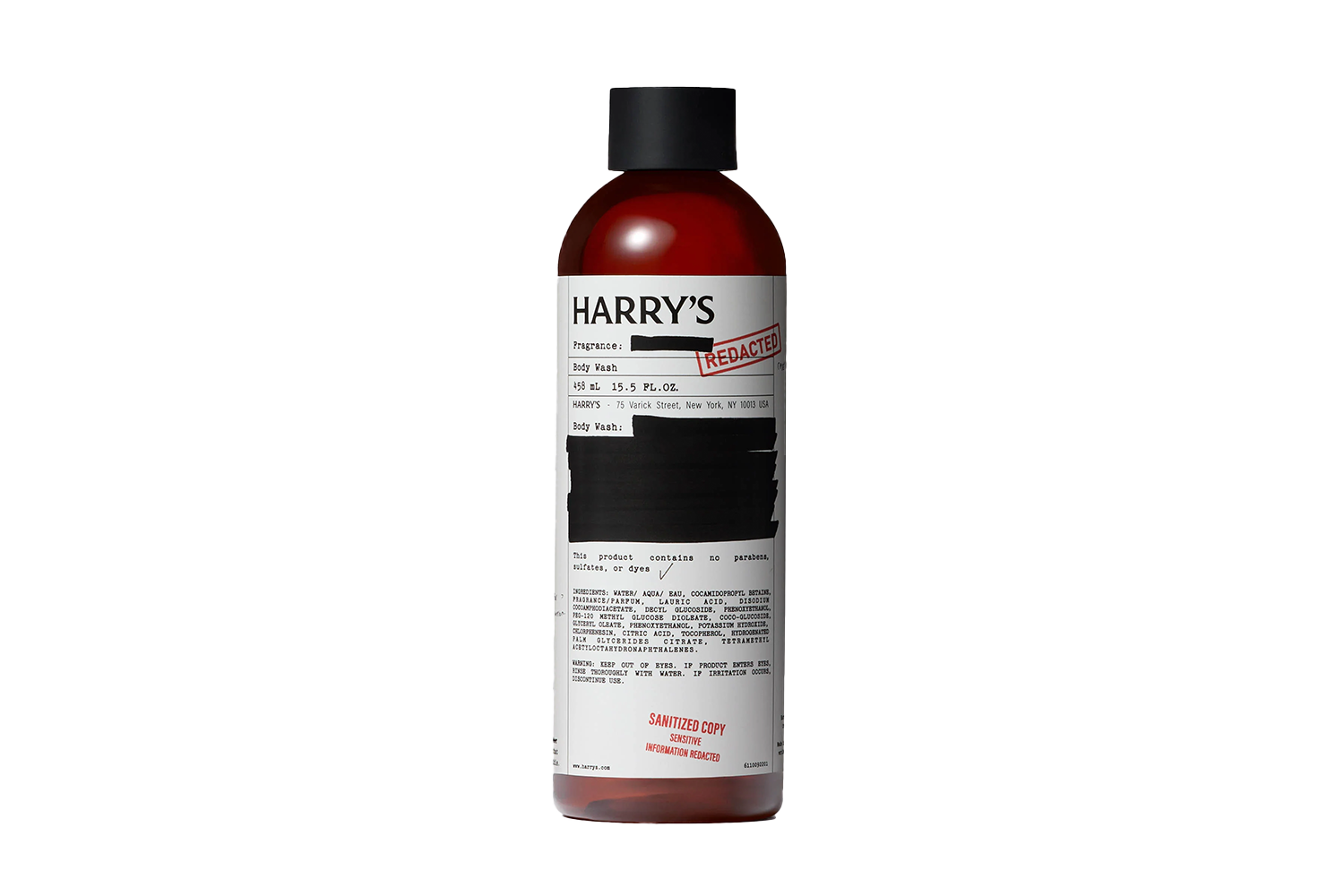 Harry’s Redacted Body Wash
