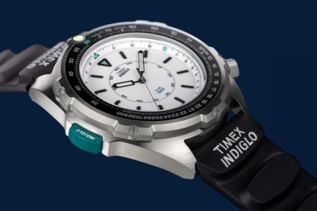 The 1995 Timex Intrepid, a reissued watch that was originally worn by John F. Kennedy Jr.