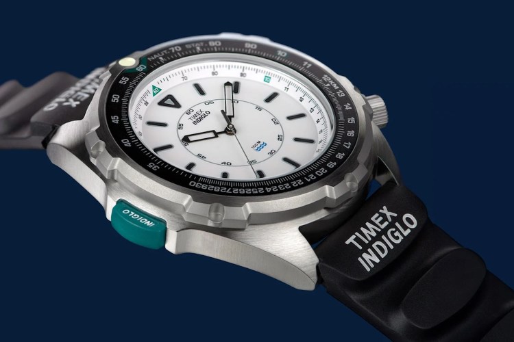 The 1995 Timex Intrepid, a reissued watch that was originally worn by John F. Kennedy Jr.