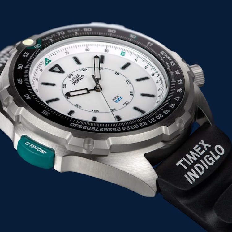 The 1995 Timex Intrepid, a reissued watch that was originally worn by John F. Kennedy Jr.