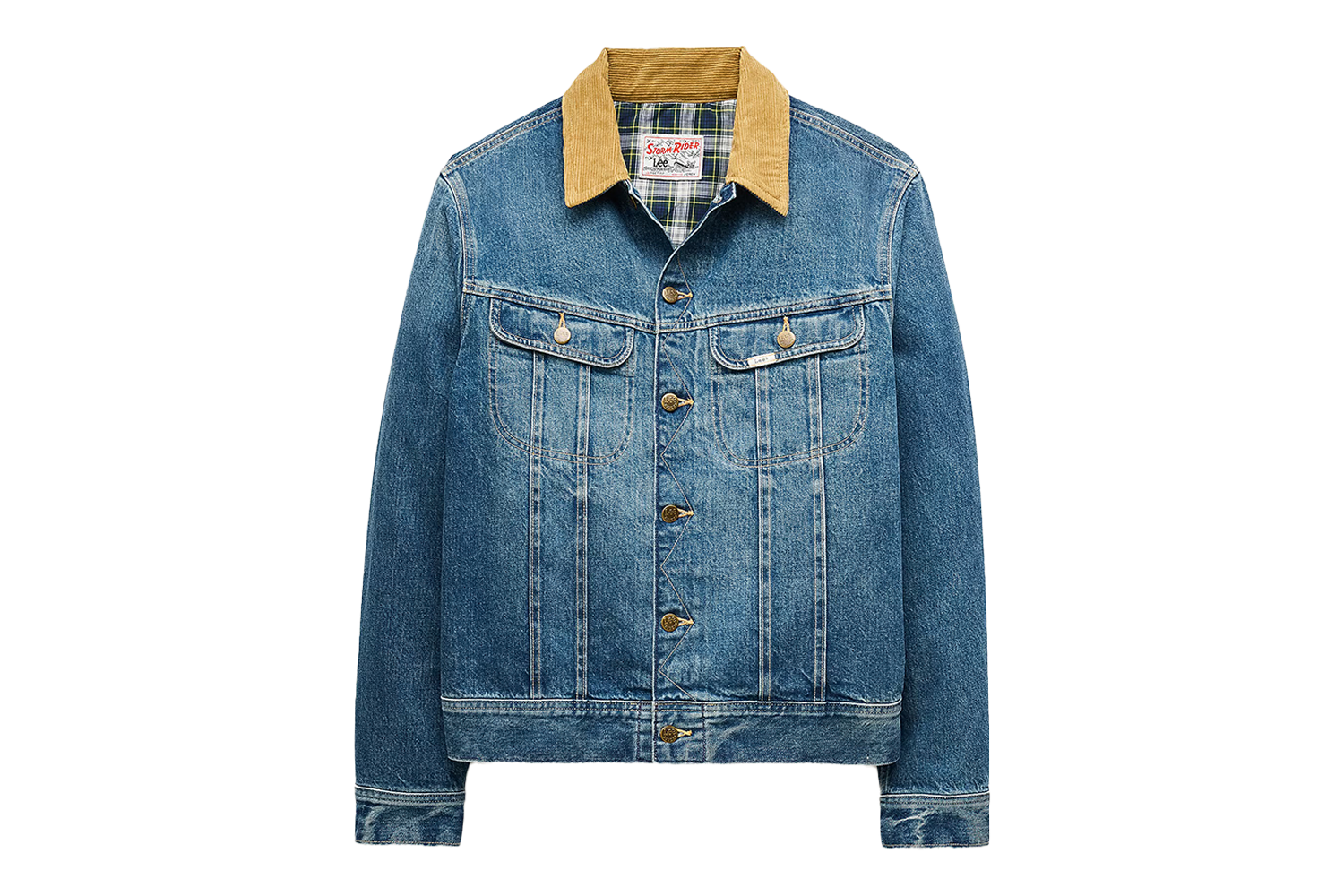 Lee x J.Crew Storm Rider Denim Jacket in Classic Medium Wash