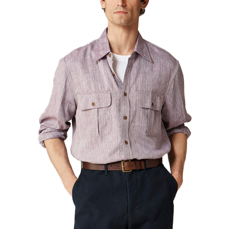 J.Crew Two-Pocket Herringbone Workshirt