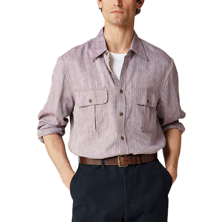 J.Crew Two-Pocket Herringbone Workshirt