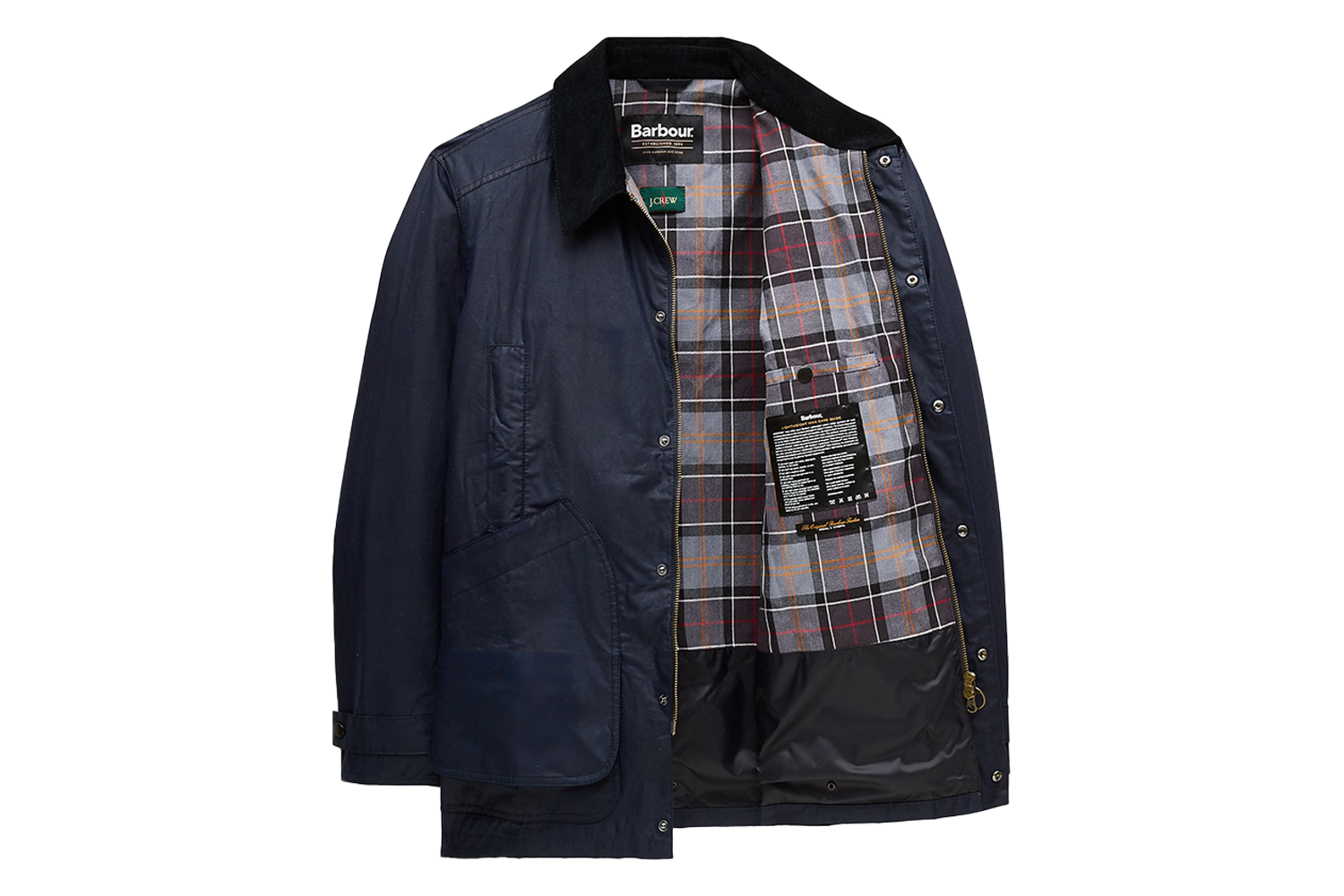 Barbour x J.Crew Barn Jacket in Waxed Cotton