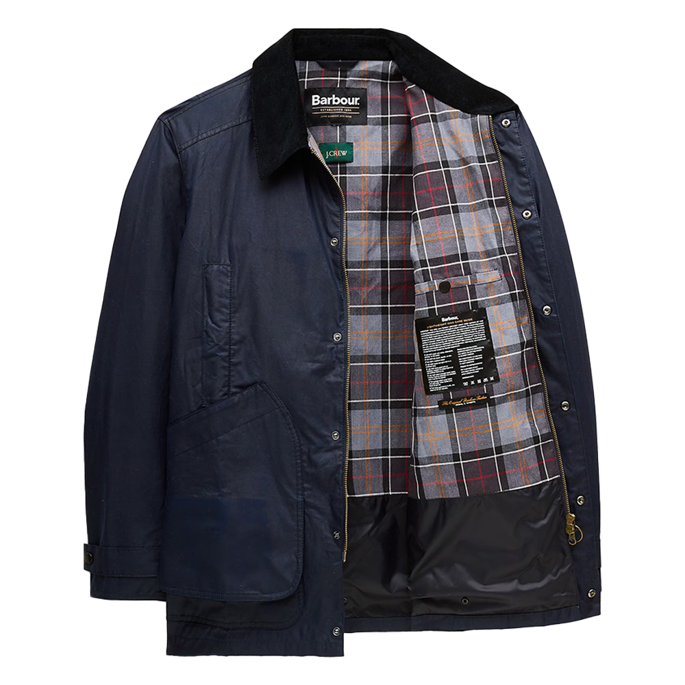 Barbour x J.Crew Barn Jacket in Waxed Cotton