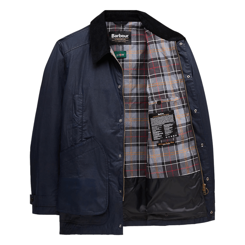 Barbour x J.Crew Barn Jacket in Waxed Cotton