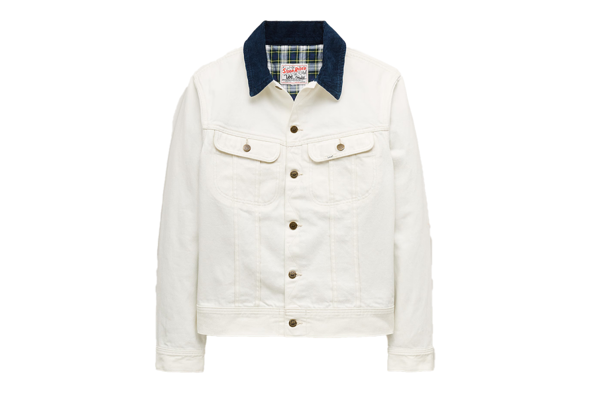 Lee x J.Crew Storm Rider Denim Jacket in Vintage White Wash