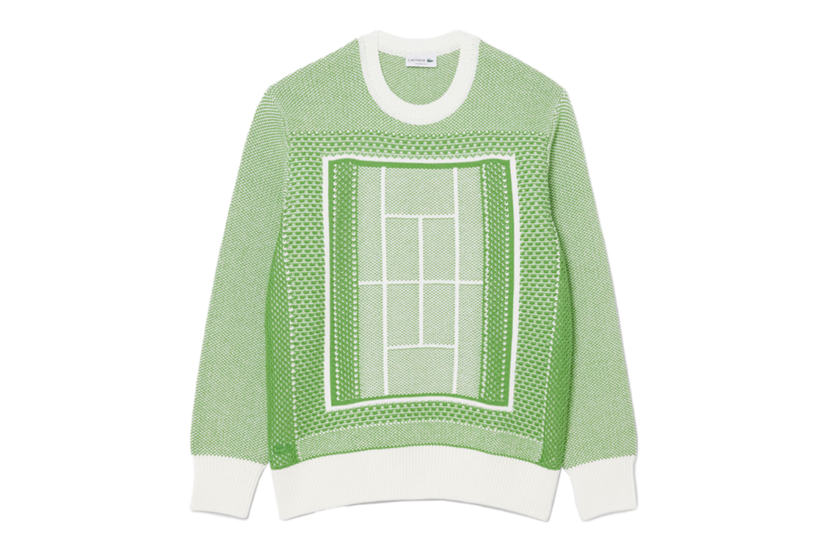 Lacoste Tennis Court Graphic Sweater