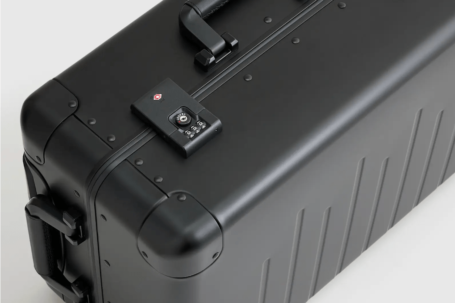 The Aluminum Carry-On from Quince in matte black
