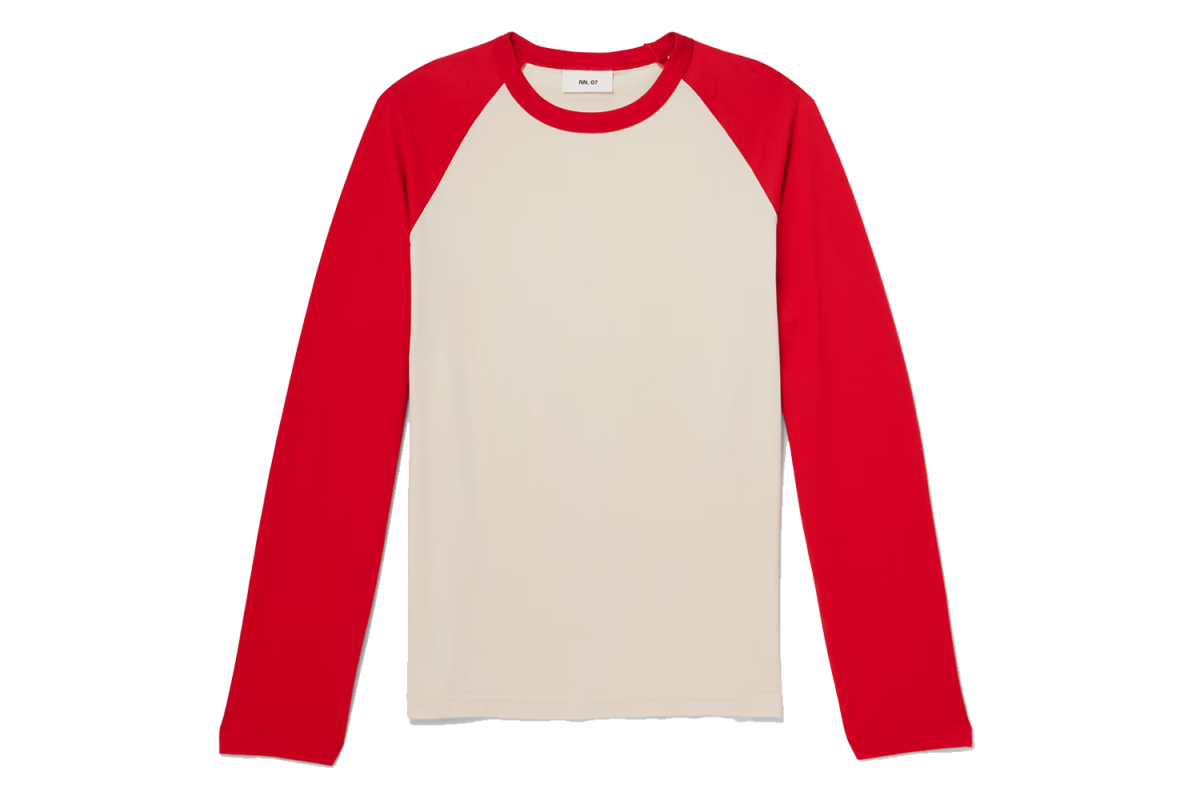 NN07 Regie 3508 Two-Tone Organic Cotton-Jersey T-Shirt