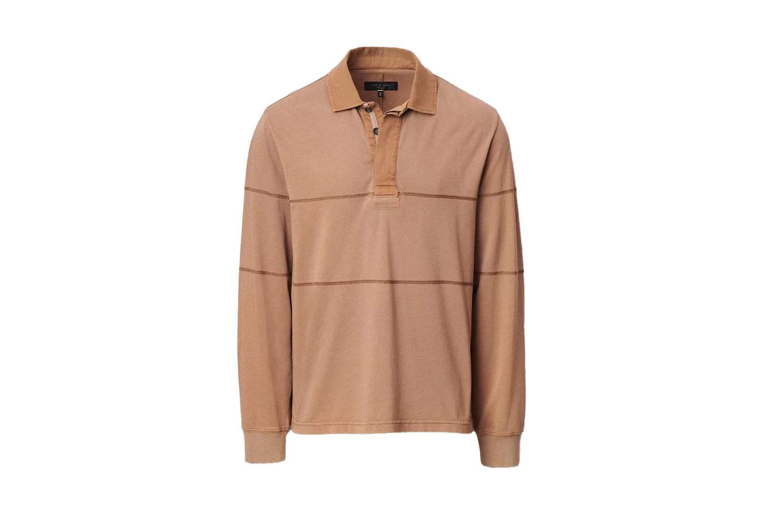 Rag & Bone Washed Cotton Rugby Shirt