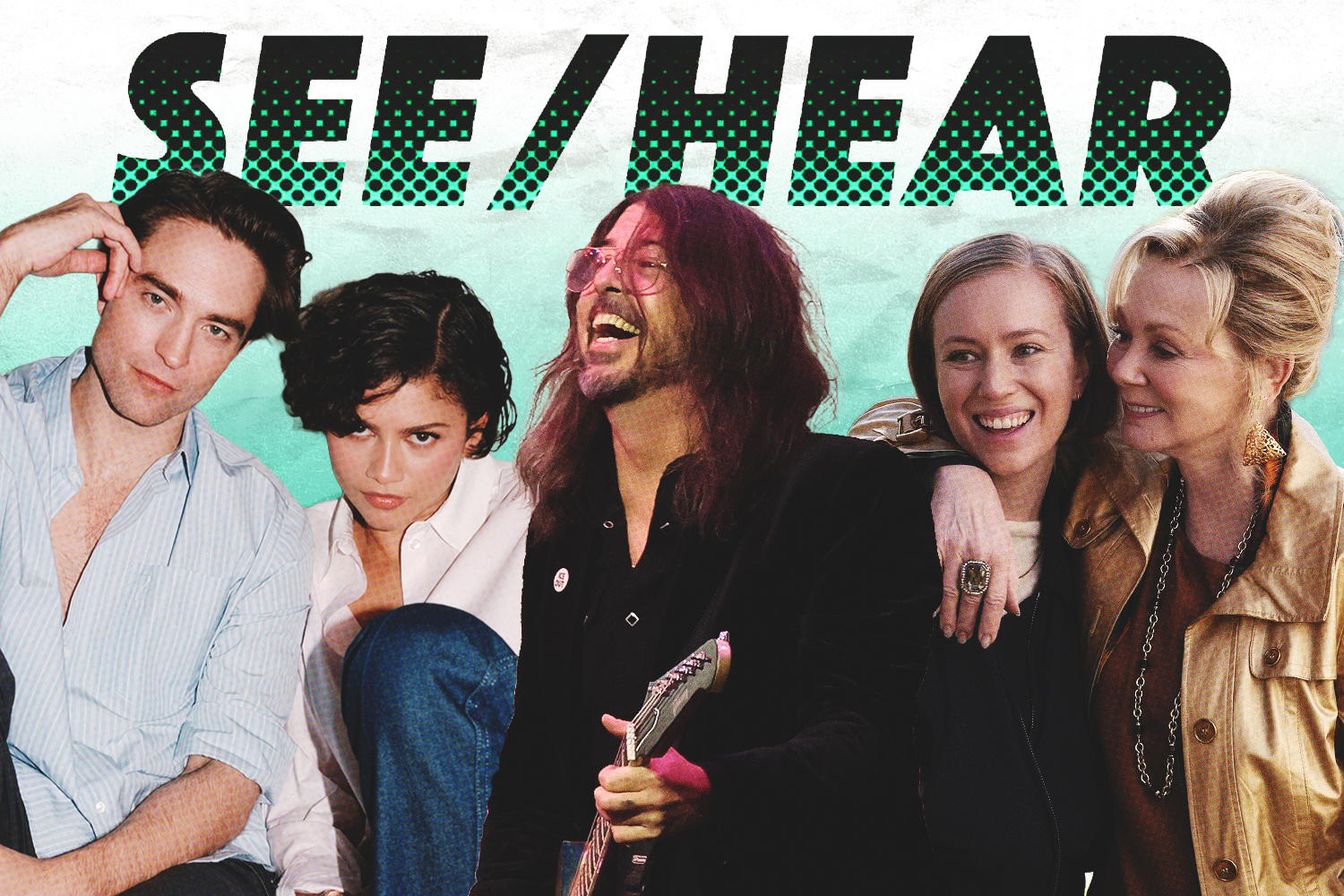 Robert Pattinson, Zendaya, Dave Grohl of the Foo Fighters, Hannah Einbinder, and Jean Smart