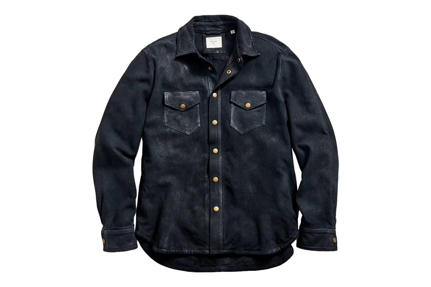 Billy Reid Savoy Waxed Suede Workshirt