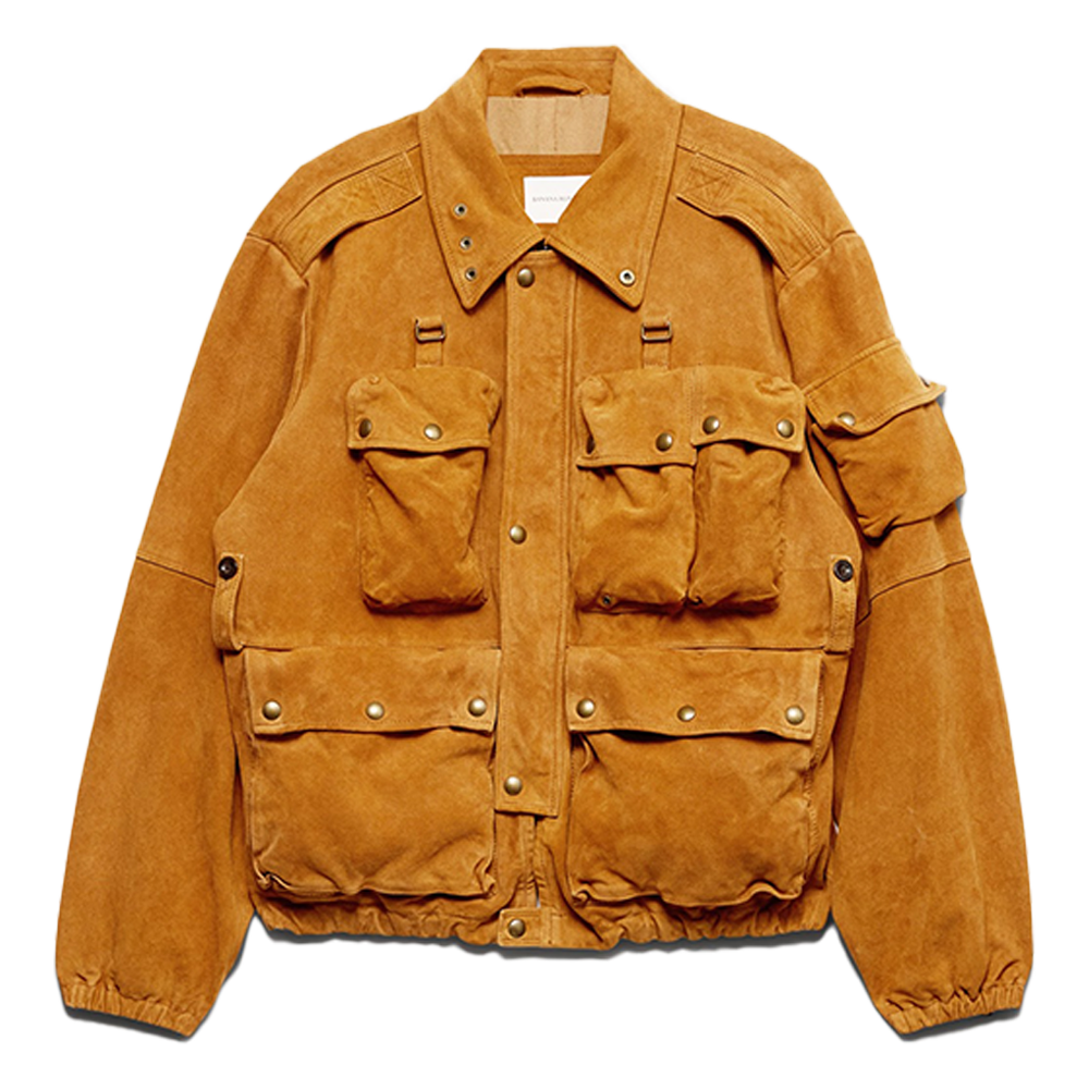 Banana Republic Suede Multi-Pocket Jacket