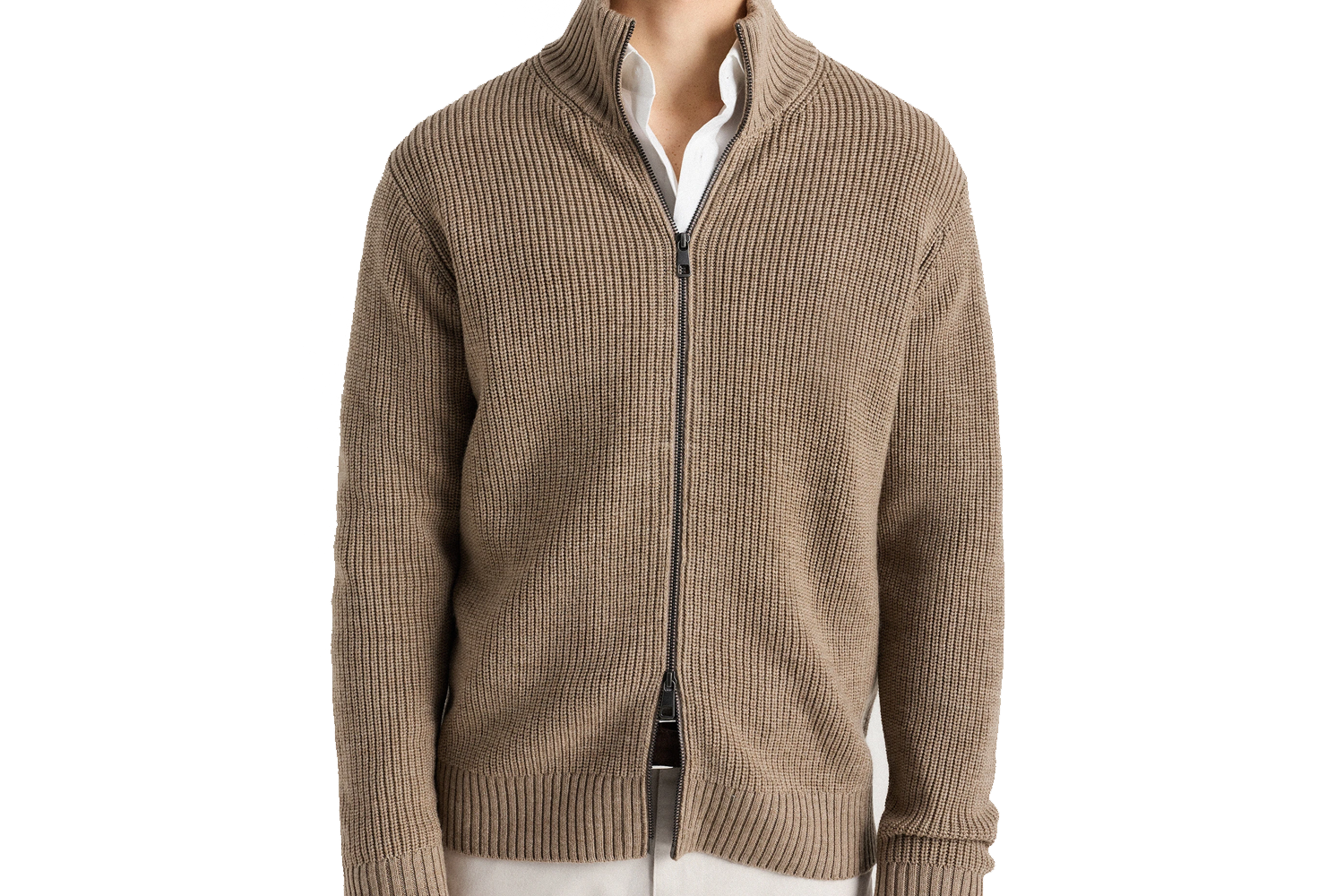 Quince Australian Merino Wool Full Zip Sweater