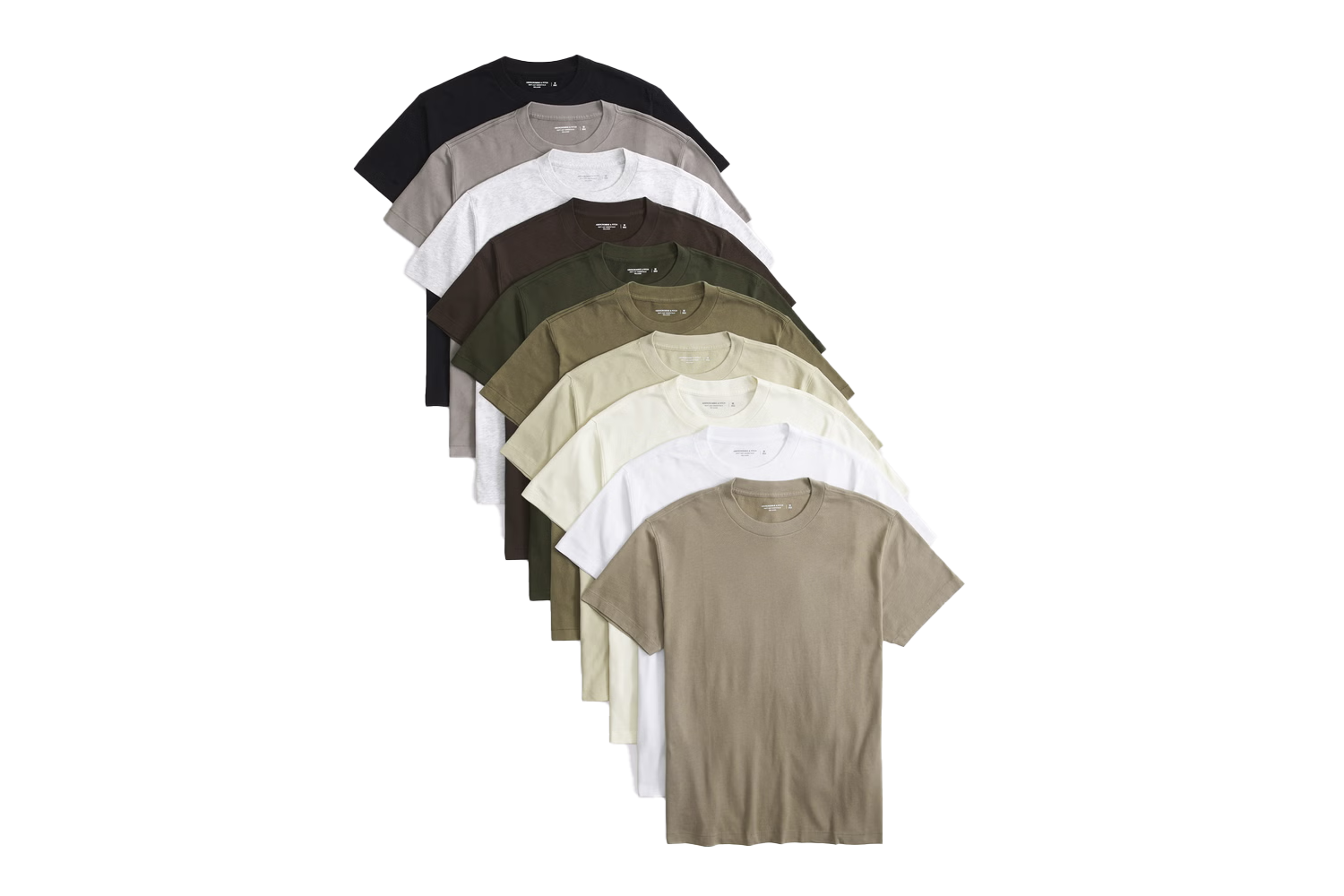 Abercrombie & Fitch 10-Pack Relaxed Essential Tees