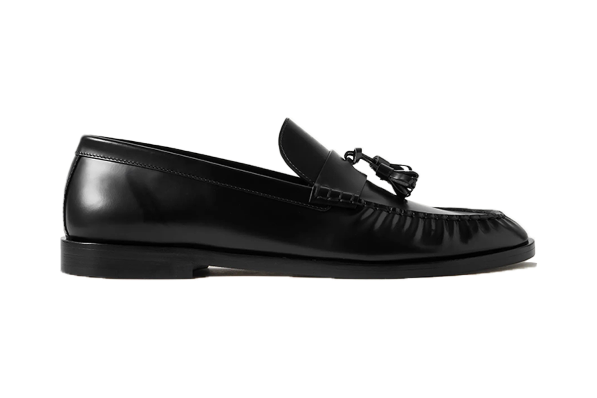 The Row Tasseled Leather Loafers