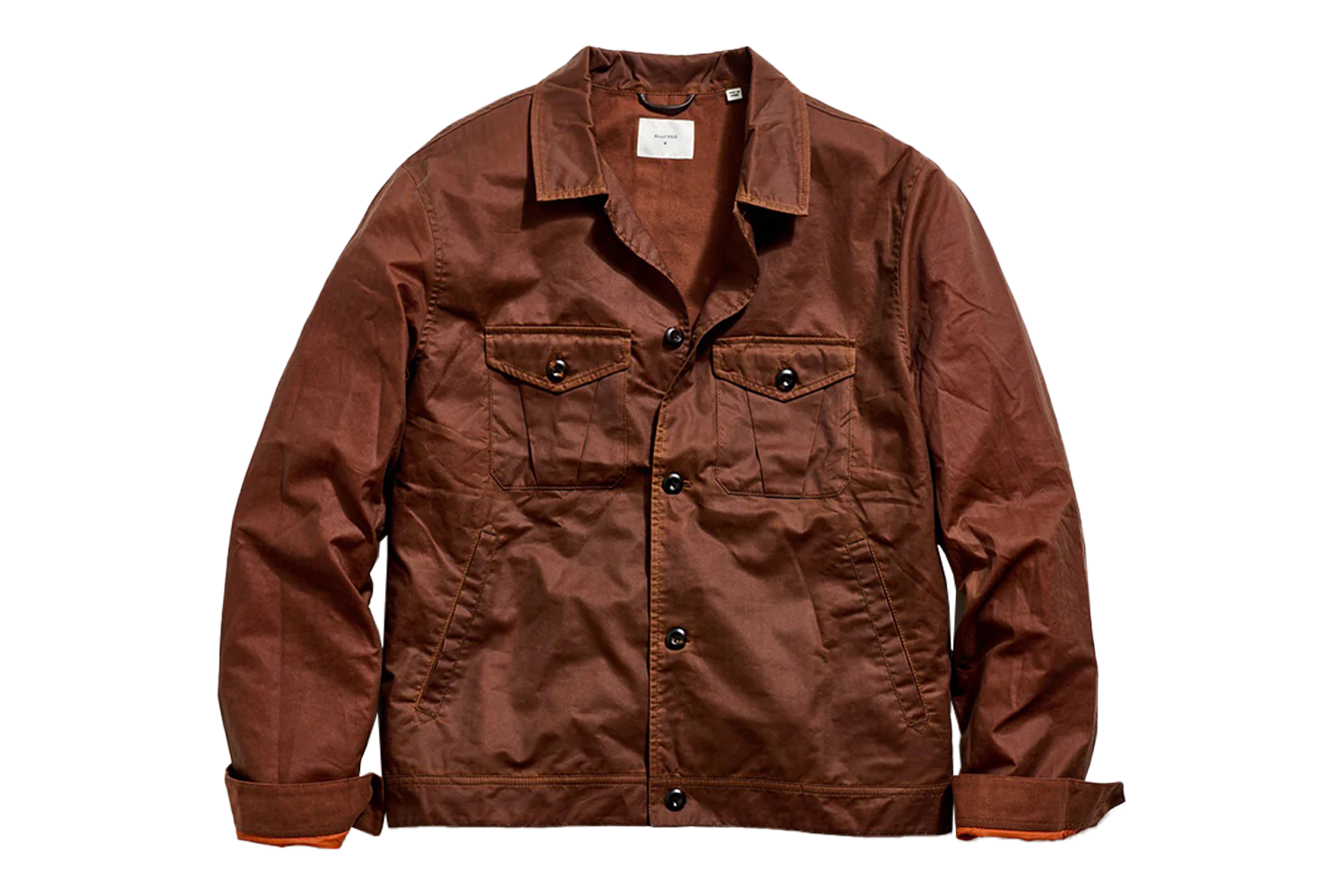 Billy Reid Waxed Herringbone Members Jacket