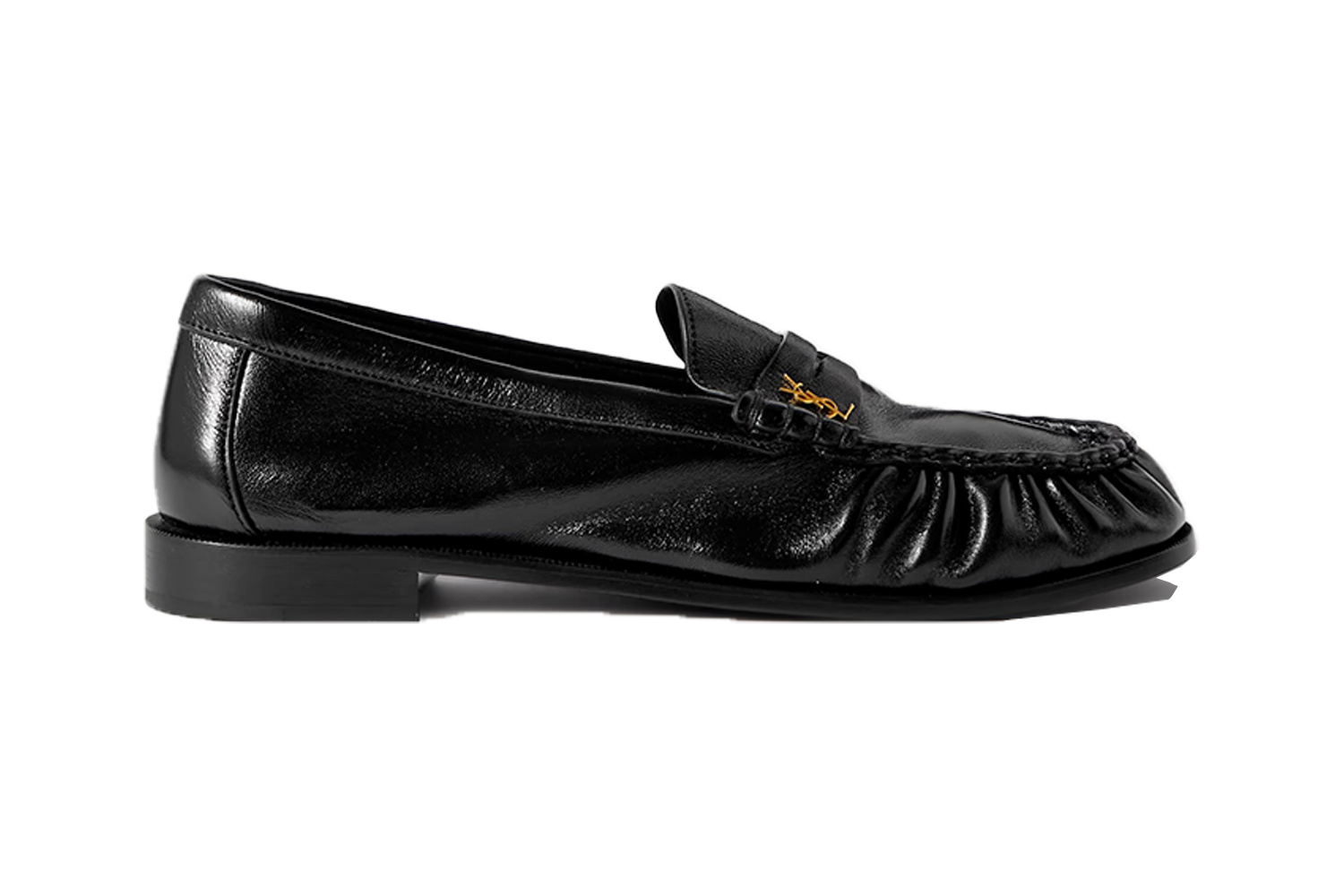 Saint Laurent Le Loafer Monogram Leather Loafers