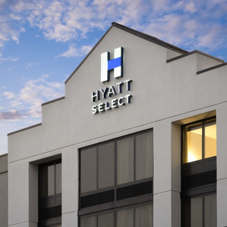 Exterior of a Hyatt Select hotel