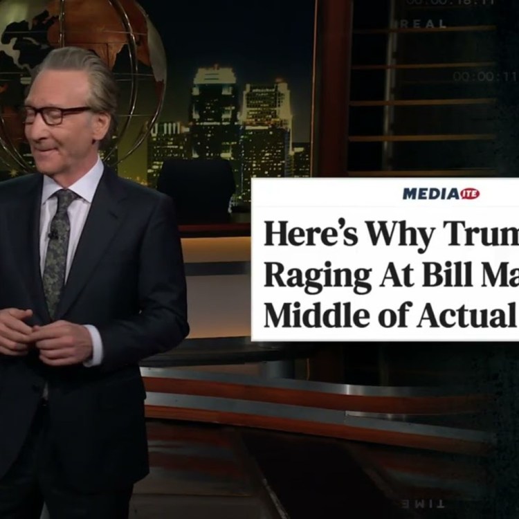 Bill Maher reflected on the president's angry posts about him