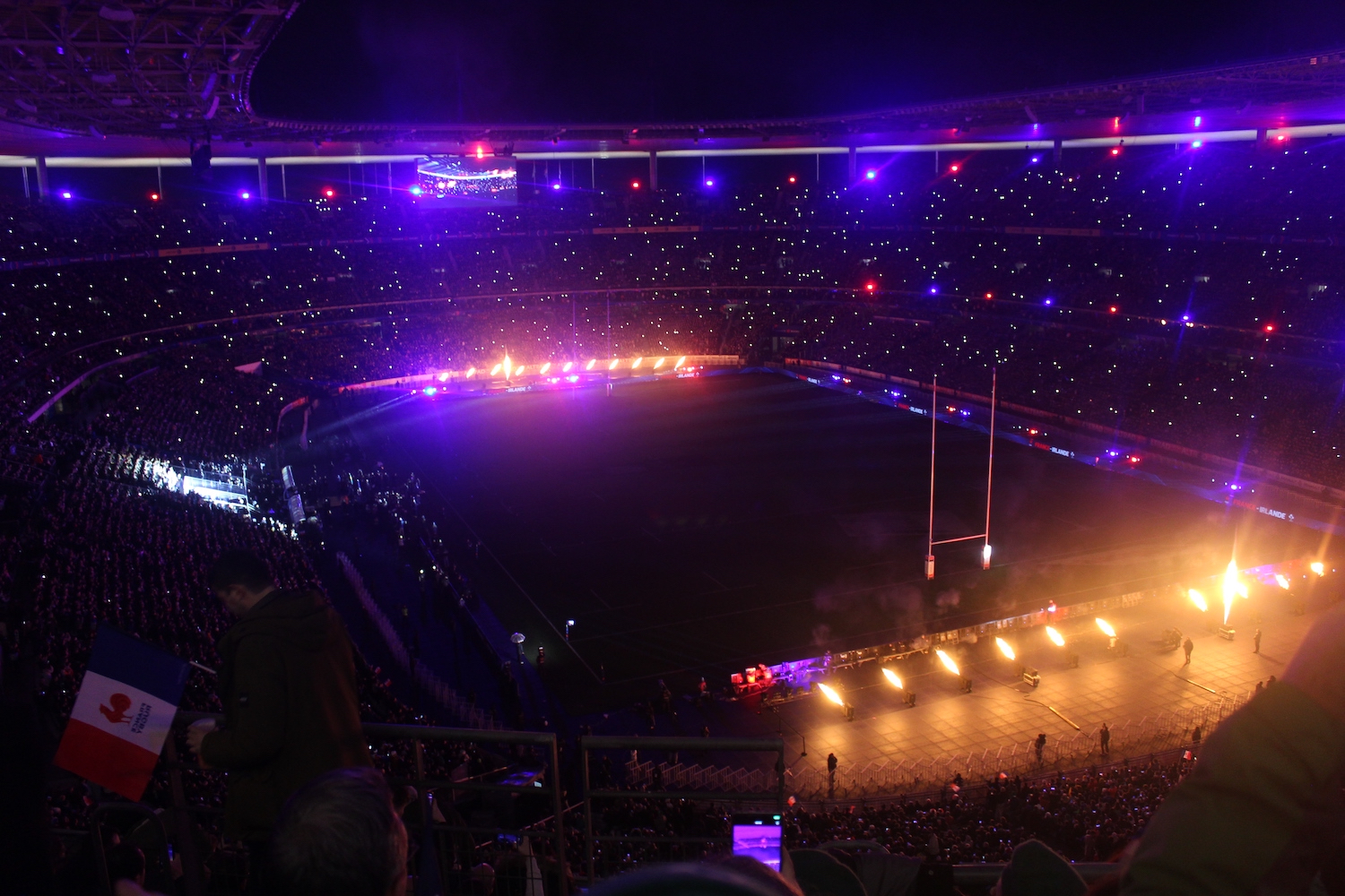 A view of the Stade de France, hosting the Six Nations.